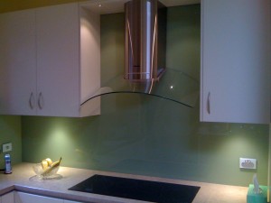 splash back in green